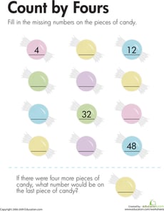 Skip Counting by 4