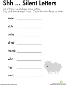 Shh ... Silent Letters