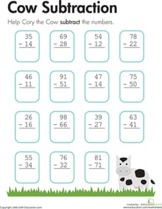Cow Subtraction