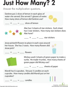 Multiplication: Just How Many? 2