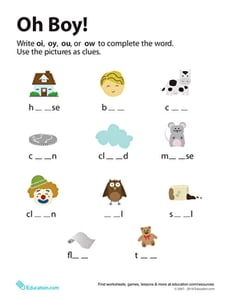 Diphthongs: Oh Boy!