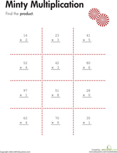 Two-Digit by One-Digit Multiplication