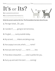 Its or It's?