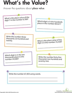 Place Value: What's the Value?