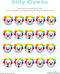 Clowns: Silly Faces