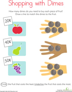 Counting Coins: Dimes