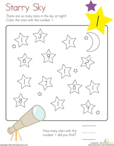 Learning Numbers: Number 1