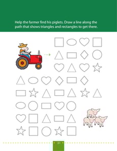 Follow the Triangle and Rectangle Path 2