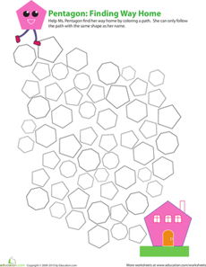 Five-sided Polygon: Identifying Pentagons
