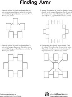 Math Puzzle: Finding Sums