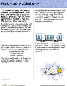 Word Problems with Multiplication