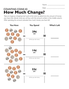 Counting Coins #2: How Much Change?