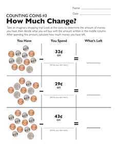 Counting Coins #3: How Much Change?