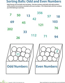 Sorting Odd and Even Numbers