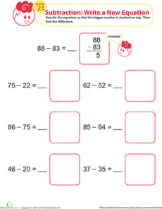 Subtraction Without Regrouping