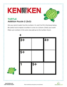 KenKen Game: Tiny Turtle
