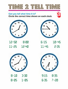 Time 2 Tell Time 3