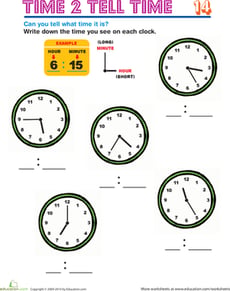 Time 2 Tell Time 14