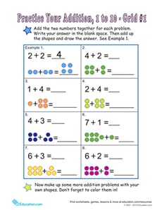 Single Digit Addition