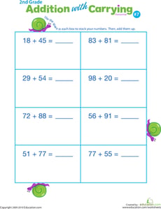 Addition with Carrying 7