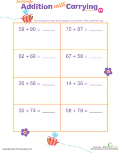 Addition with Carrying 9