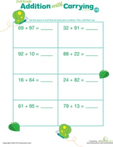 Addition with Carrying 18