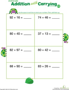 Addition with Carrying 14
