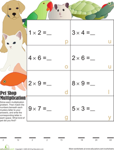 Mystery Multiplication 6