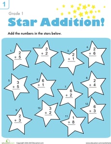 Addition Facts Practice
