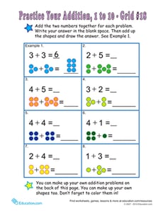 Count the Dots: Single-Digit Addition 18