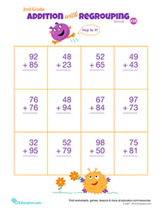 Double Digits! Practice Vertical Addition with Regrouping 38