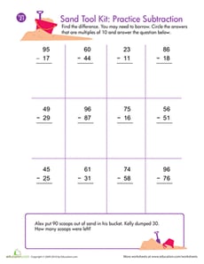Subtraction and Multiples of 10