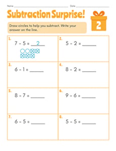 Subtraction Surprise! #2