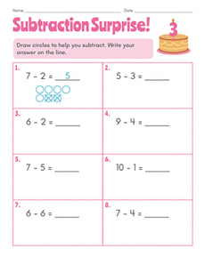 Subtraction Surprise! #3