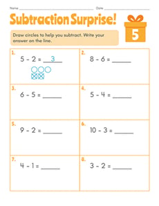 Subtraction Surprise! #5