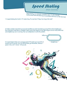 Speed Skating Word Problems
