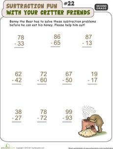 Critter Subtraction Fun #22