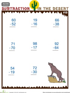 Subtraction in the Desert #10