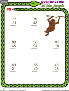 Subtraction in the Jungle #9