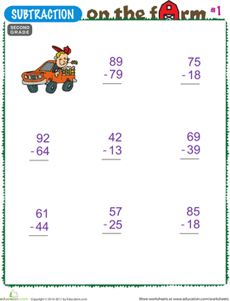 Subtraction on the Farm #1