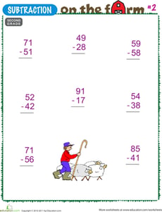 Subtraction on the Farm #2