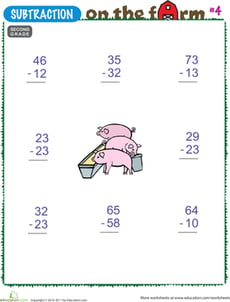 Subtraction on the Farm #4