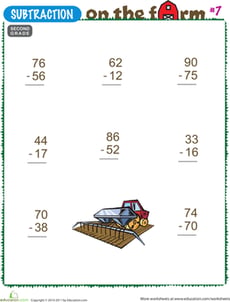 Subtraction on the Farm #7