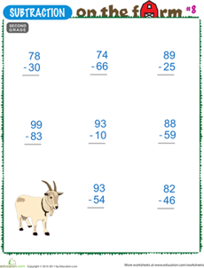 Subtraction on the Farm #8
