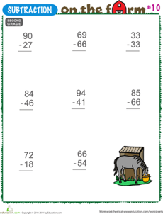 Subtraction on the Farm #10