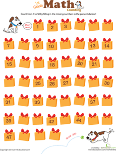 Counting Challenge: 1-50