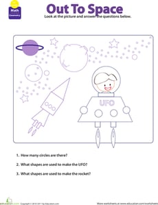 Shapes in Pictures: Outer Space