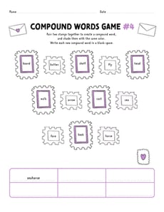 Compound Words Game #4