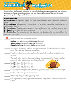 Sorting Out the Scientific Method #4
