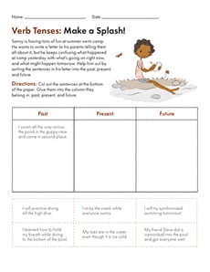 Make a Splash! Verb Tense